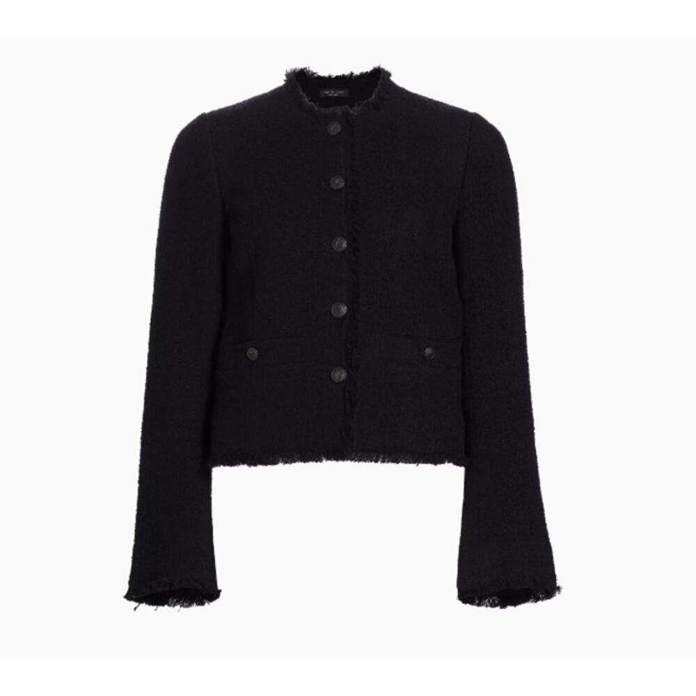 NEW! RAG & BONE Carmen Cotton-Blend Tweed Crop Jacket